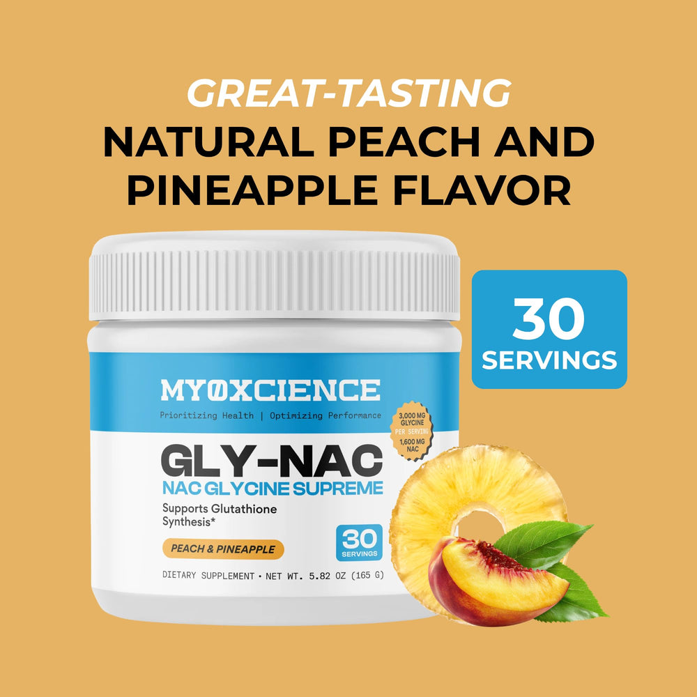 MYOXCIENCE NAC Glycine Supreme being mixed in water for evening ritual