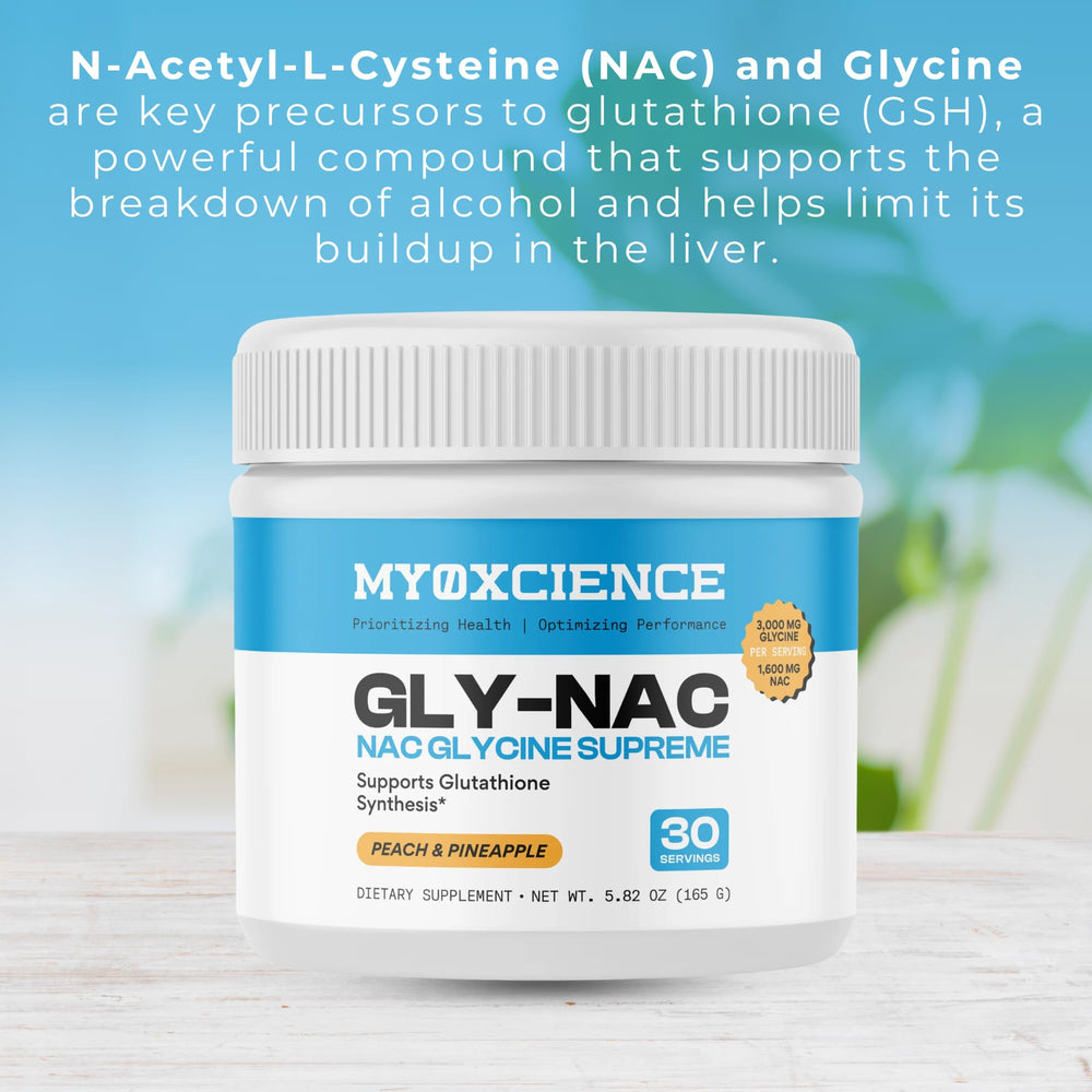 MYOXCIENCE NAC Glycine Supreme serving scoop and 30 servings