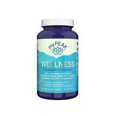 myPEAK Wellness vegan multivitamin bottle label