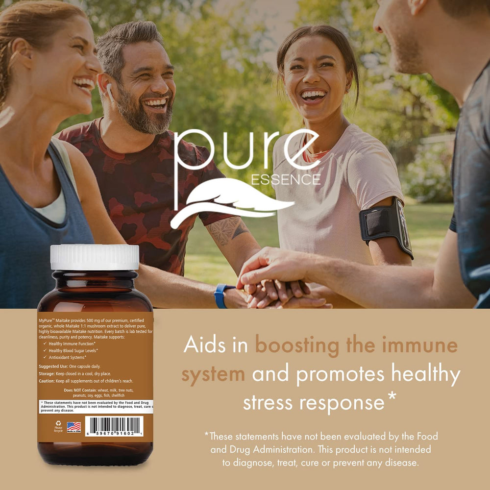 Energy and vitality theme for men and women using Maitake supplement