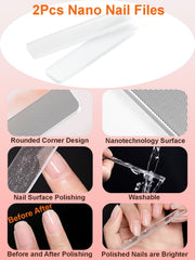 MYR nail art brush 25mm creates sweeping designs with precision.