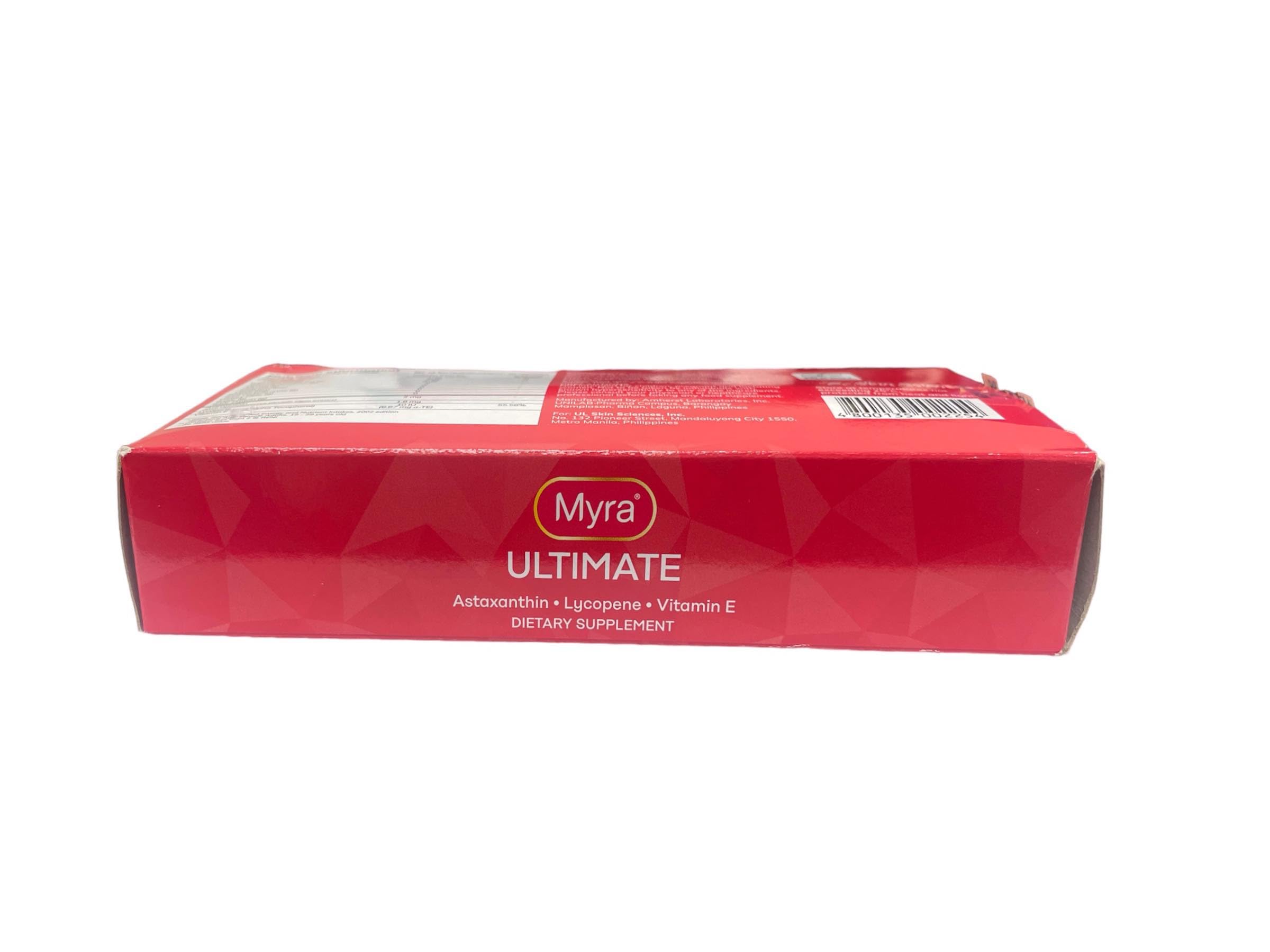 Illustration of daily dosing for Myra Utimate capsules
