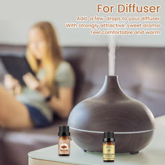 Two 10ml essential oil bottles arranged together