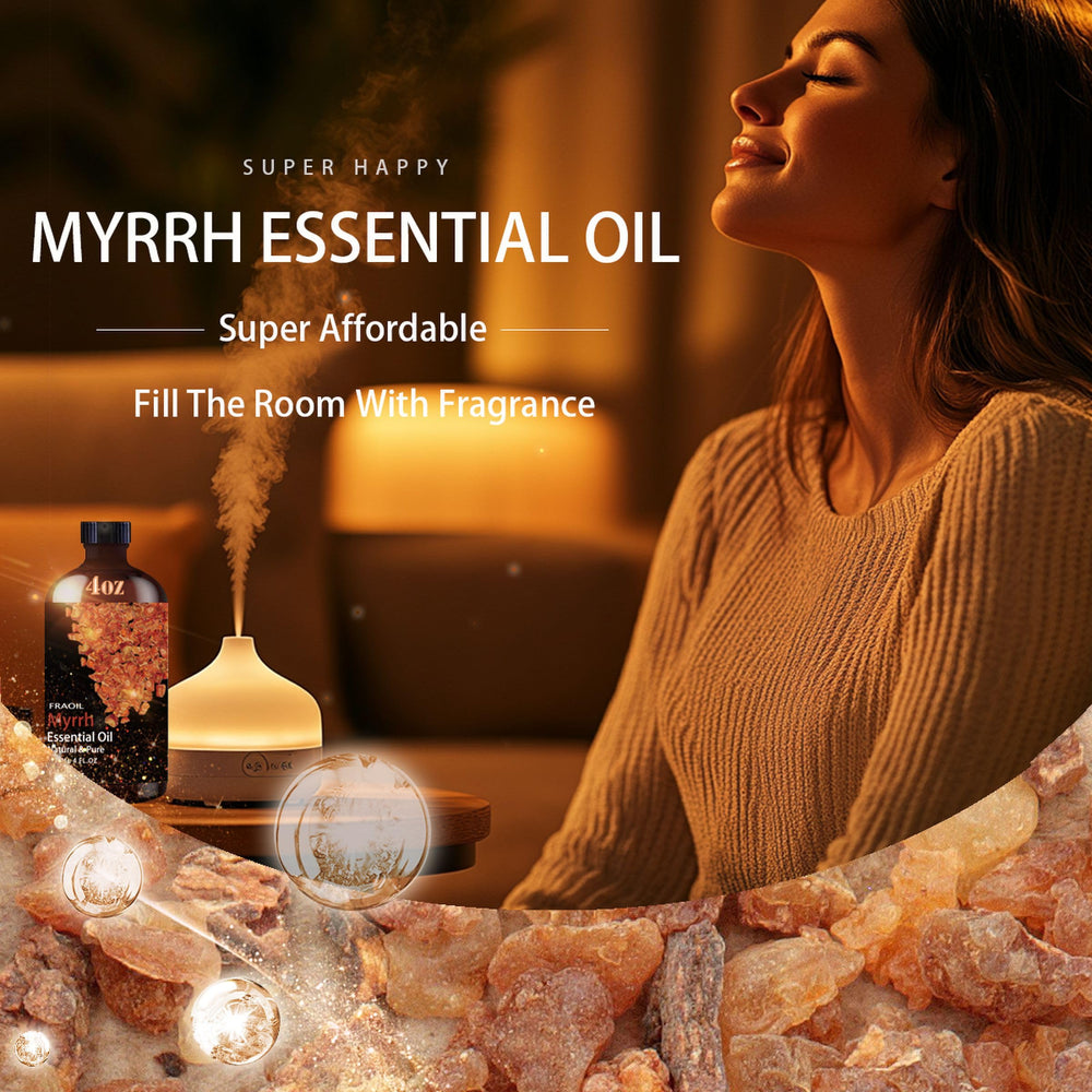 Glass dropper with Myrrh Essential Oil