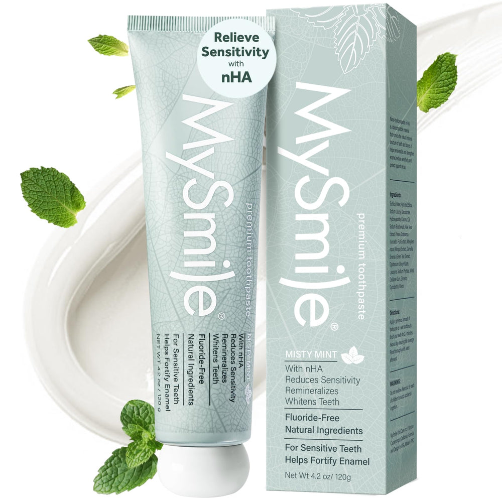 MySmile Fluoride Free Toothpaste with nano-hydroxyapatite for adults
