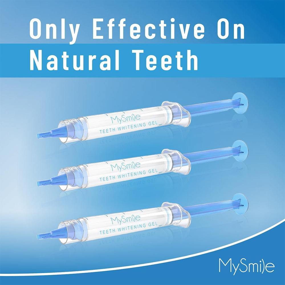 MySmile whitening kit setup for use - components laid out