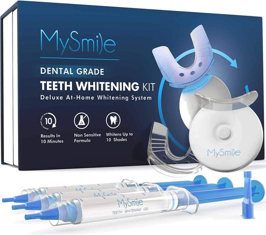 Front view of MySmile LED Teeth Whitening Kit