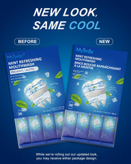 Long-lasting fresh breath indicated on packaging