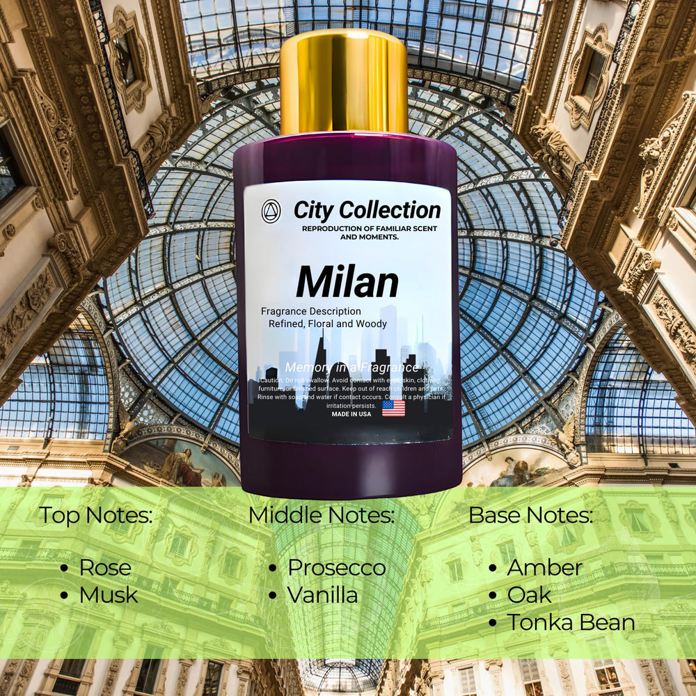Two 120ml purple bottles of Mystic Romance Milan Aroma Oil Blend