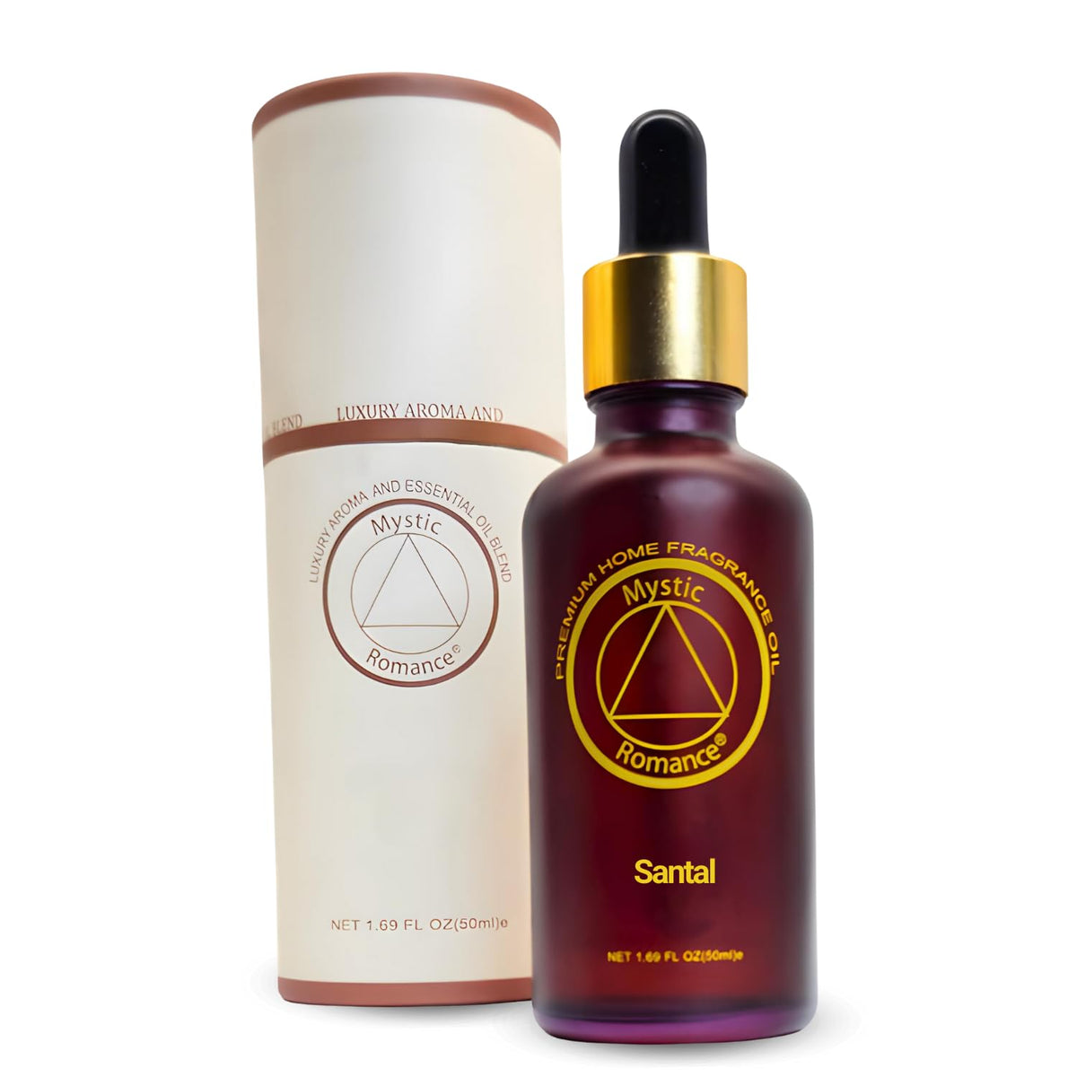 Mystic Romance Santal 50ml glass diffuser oil bottle