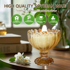 MY ZORAHOME soy-wax-jasmin-candle fills rooms with soothing jasmine aroma.