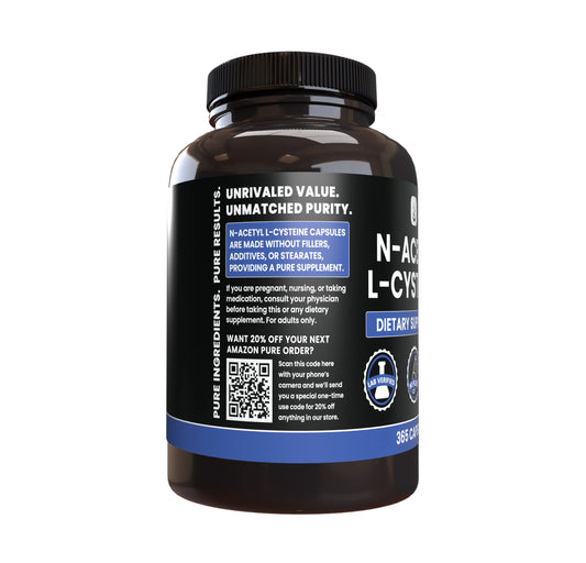 N-Acetyl L-Cysteine ingredients derived from spinach, bananas and fish