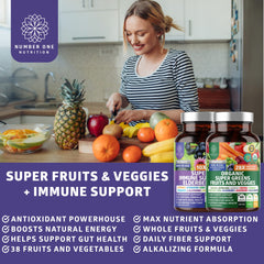120-cap supply of N1N Organic Super Greens