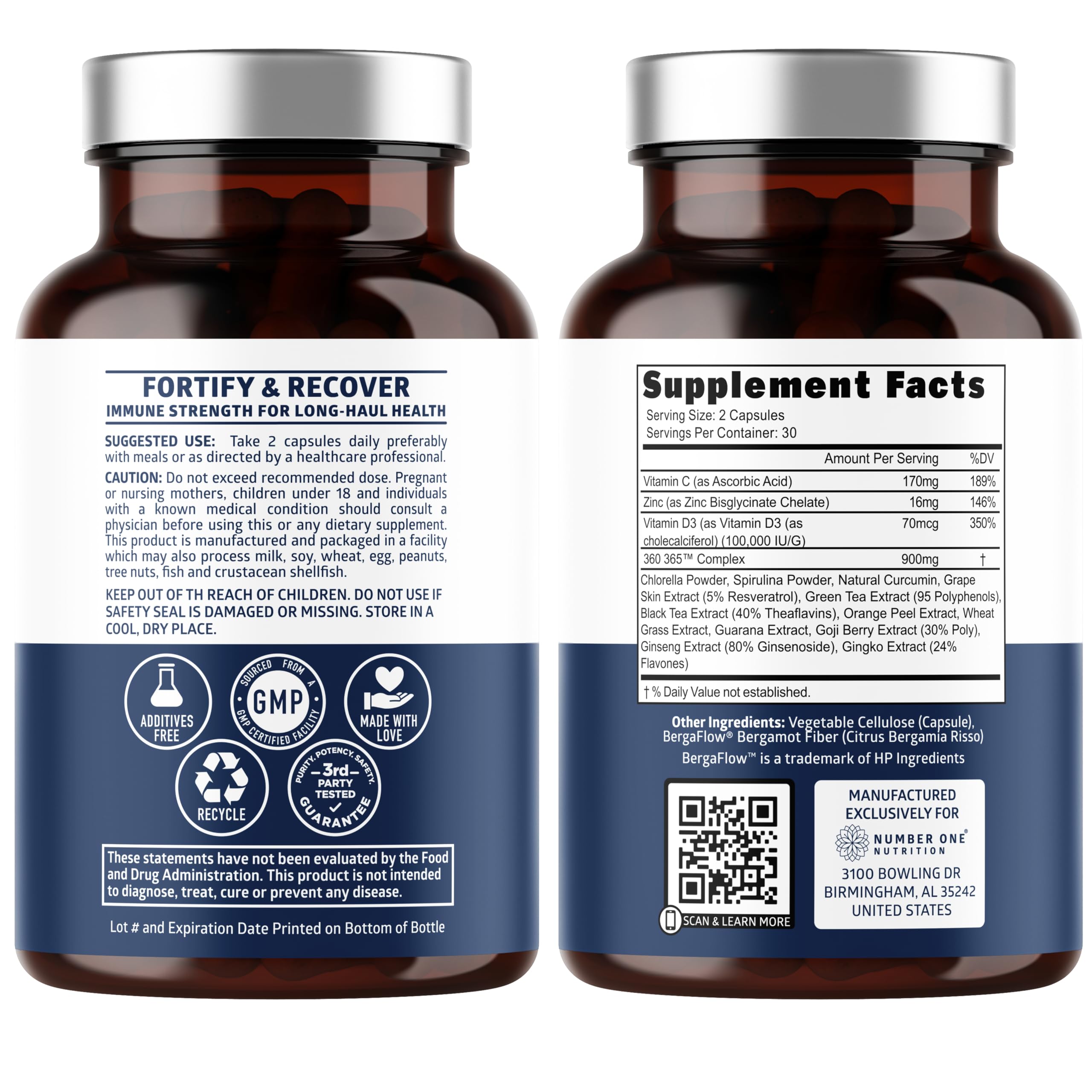 Guarana and Ginseng for energy and long-haul immune defense