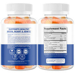 Gummies with natural lemon and orange flavor
