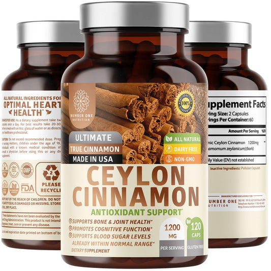 N1N Premium Ceylon Cinnamon 1200mg bottle