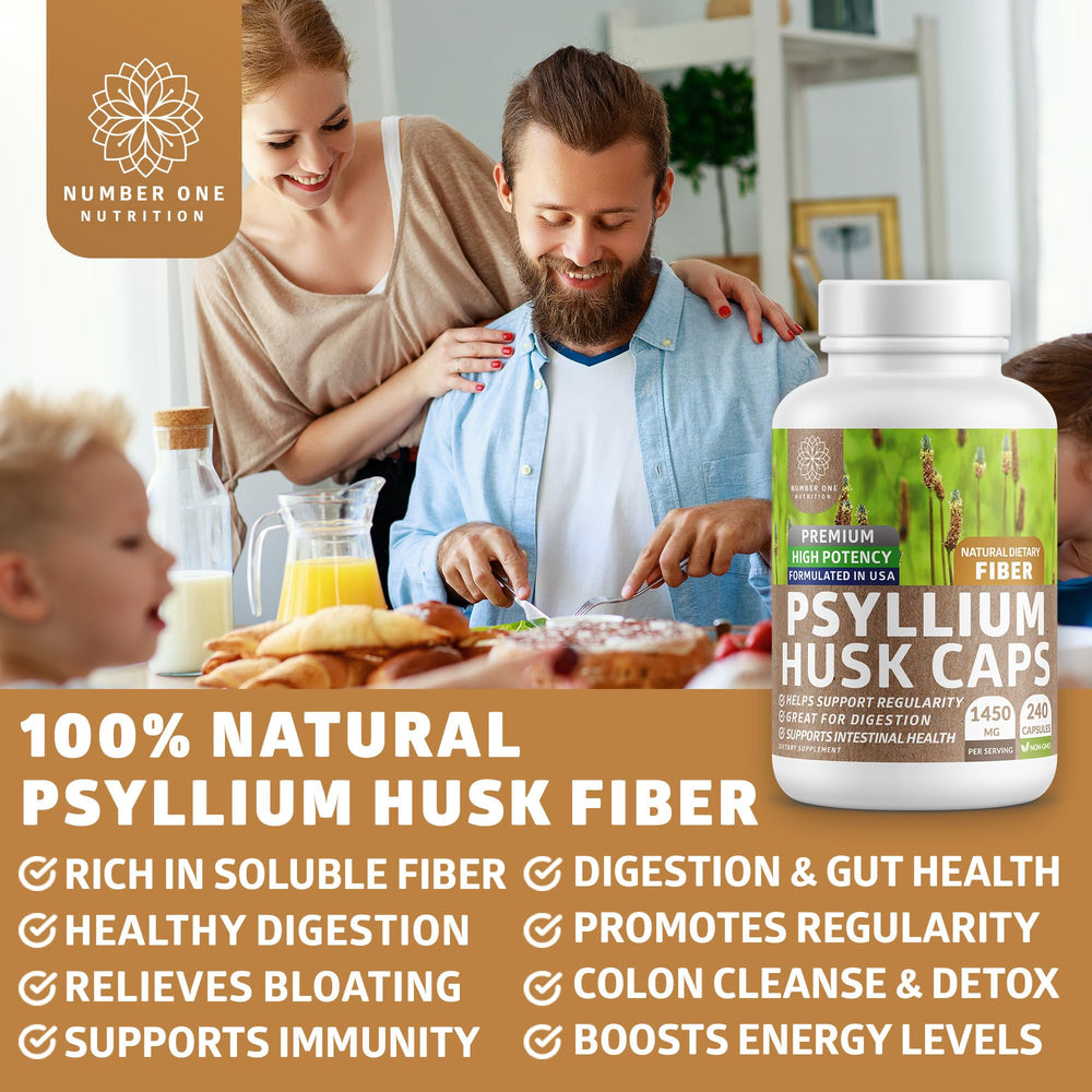 N1N Psyllium Husk Capsules bottle and packaging