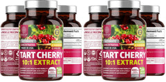 N1N Tart Cherry Extract Capsules – 200 vegan capsules per pack (Pack of 2).