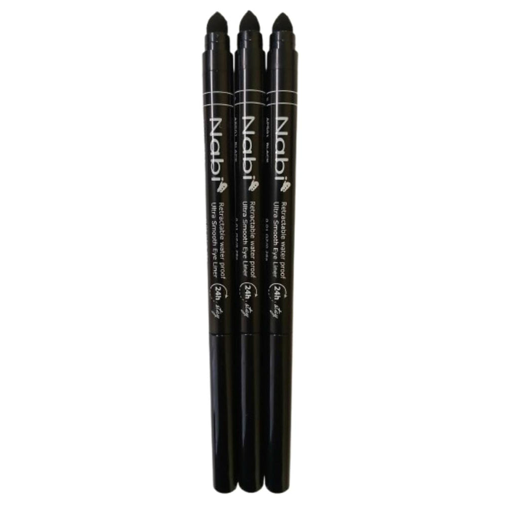 Nabi eyeliner built-in sharpener showcases precise tips for clean lines.