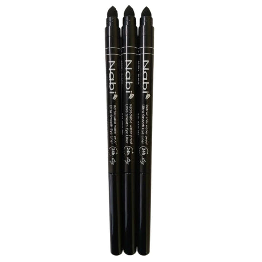 Nabi eyeliner built-in sharpener showcases precise tips for clean lines.