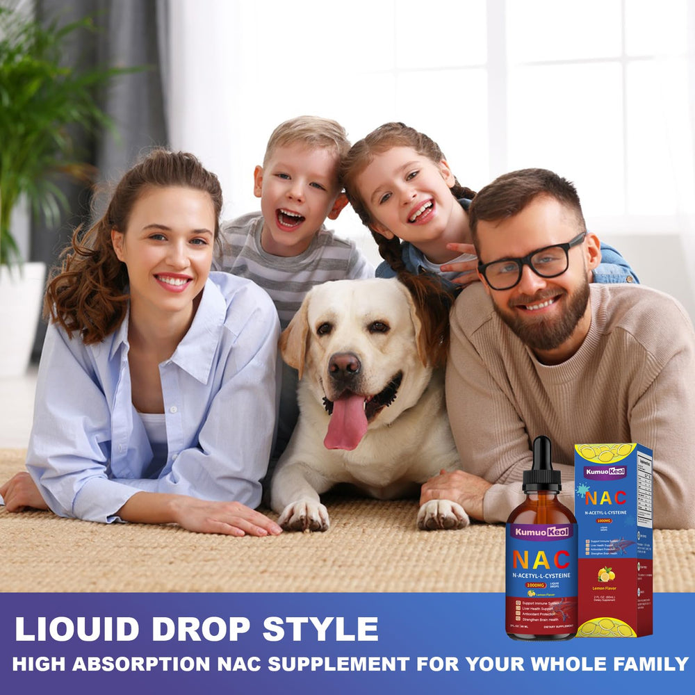 Child dosage of NAC drops: 1 ml per serving