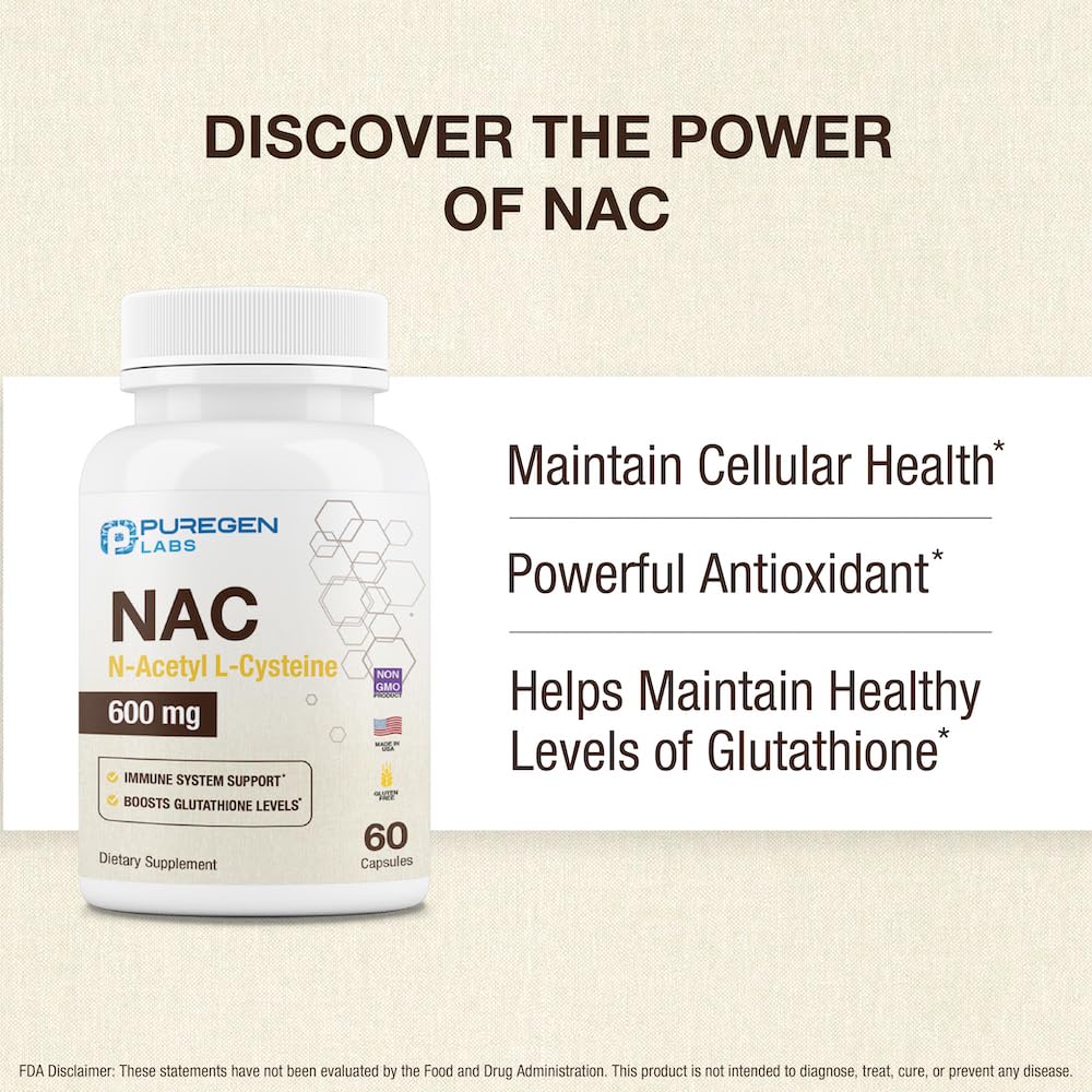 Free radical protection for liver with NAC
