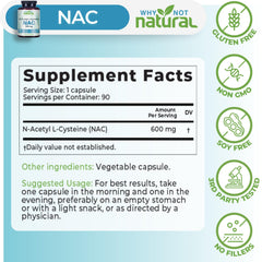 Graphic showing NAC supports glutathione production