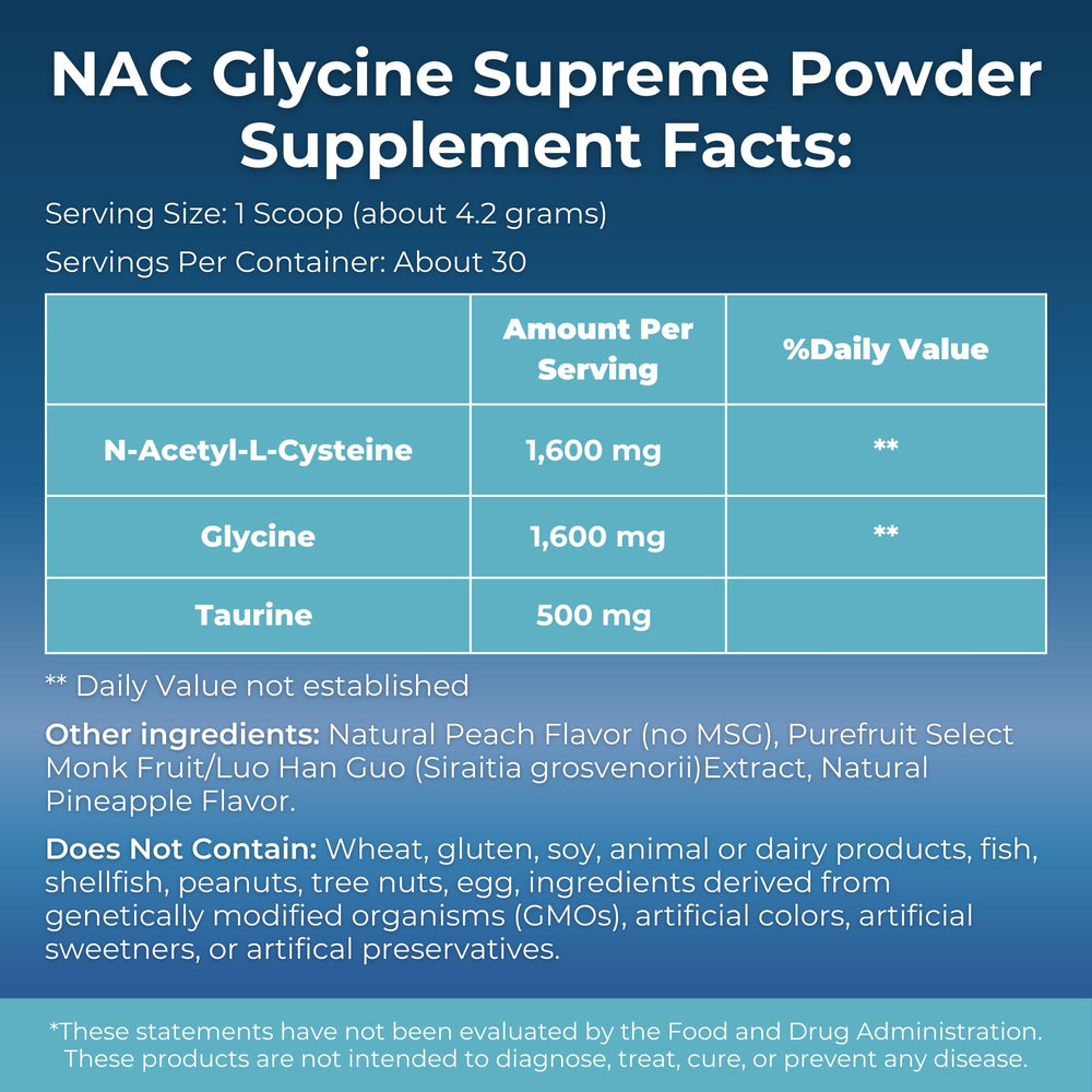 MYOXCIENCE NAC Glycine Supreme packaging