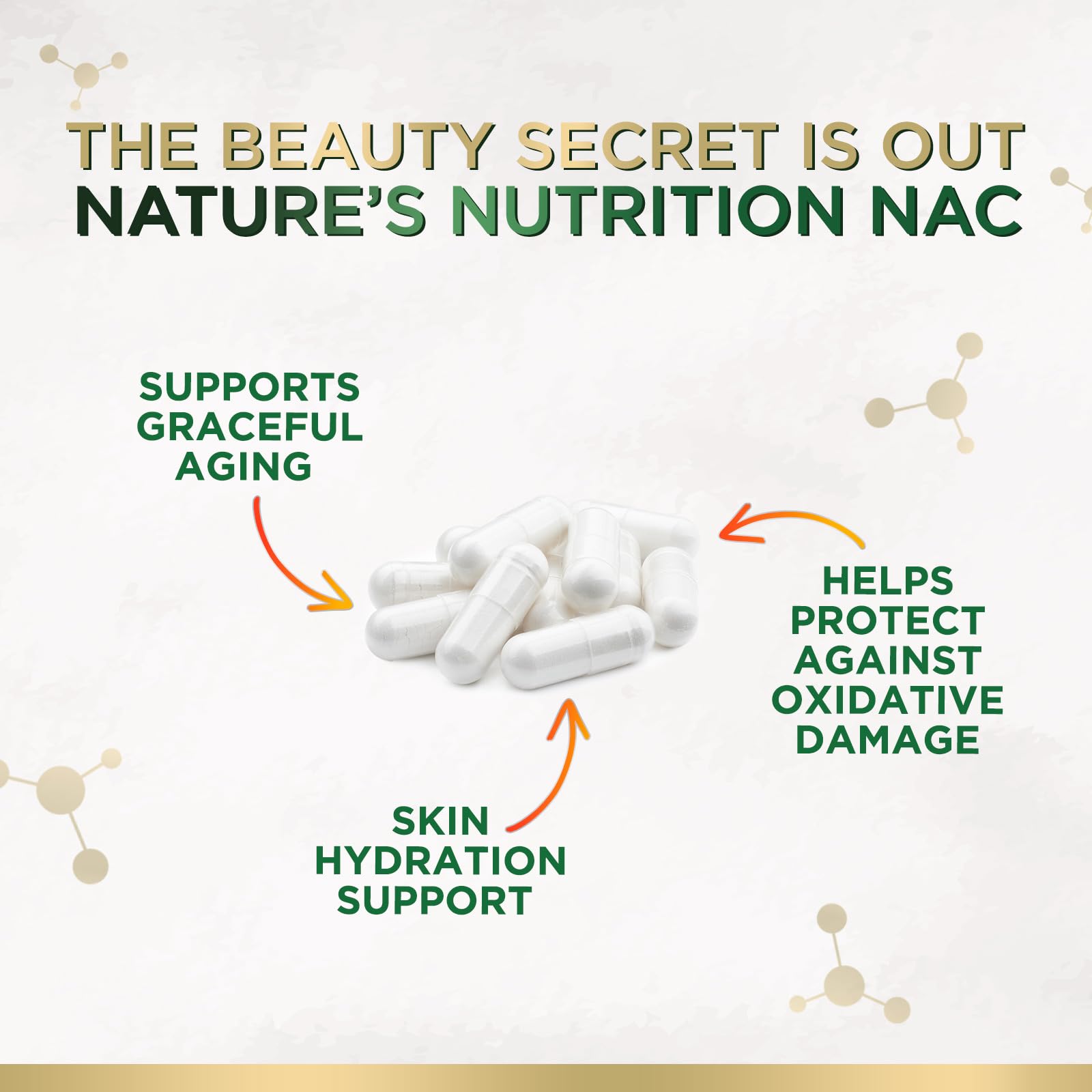 Gluten free and non-GMO NAC labels