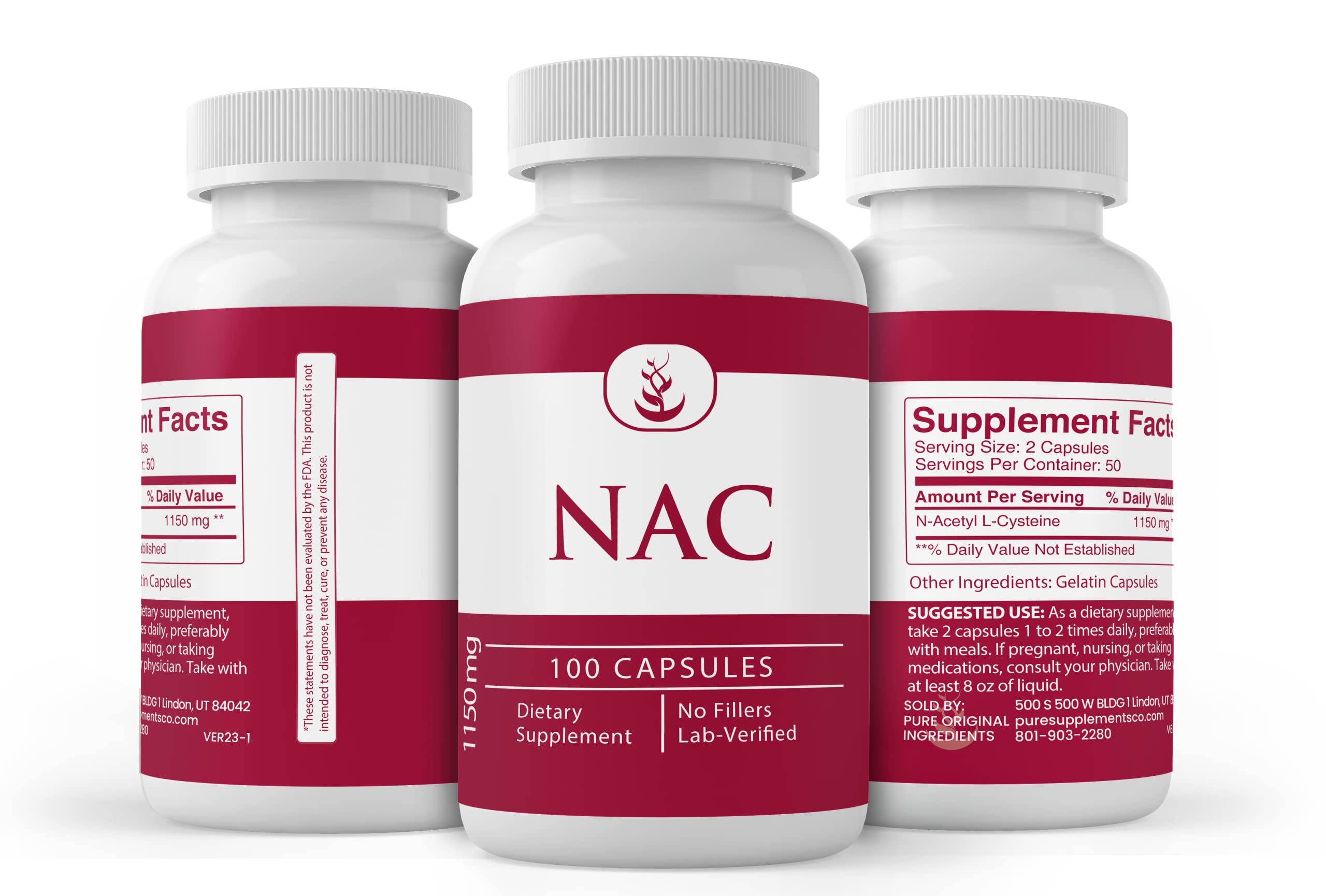 Packaging of NAC capsules – Utah, USA