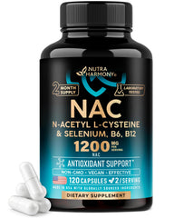 NAC supplement bottle with label