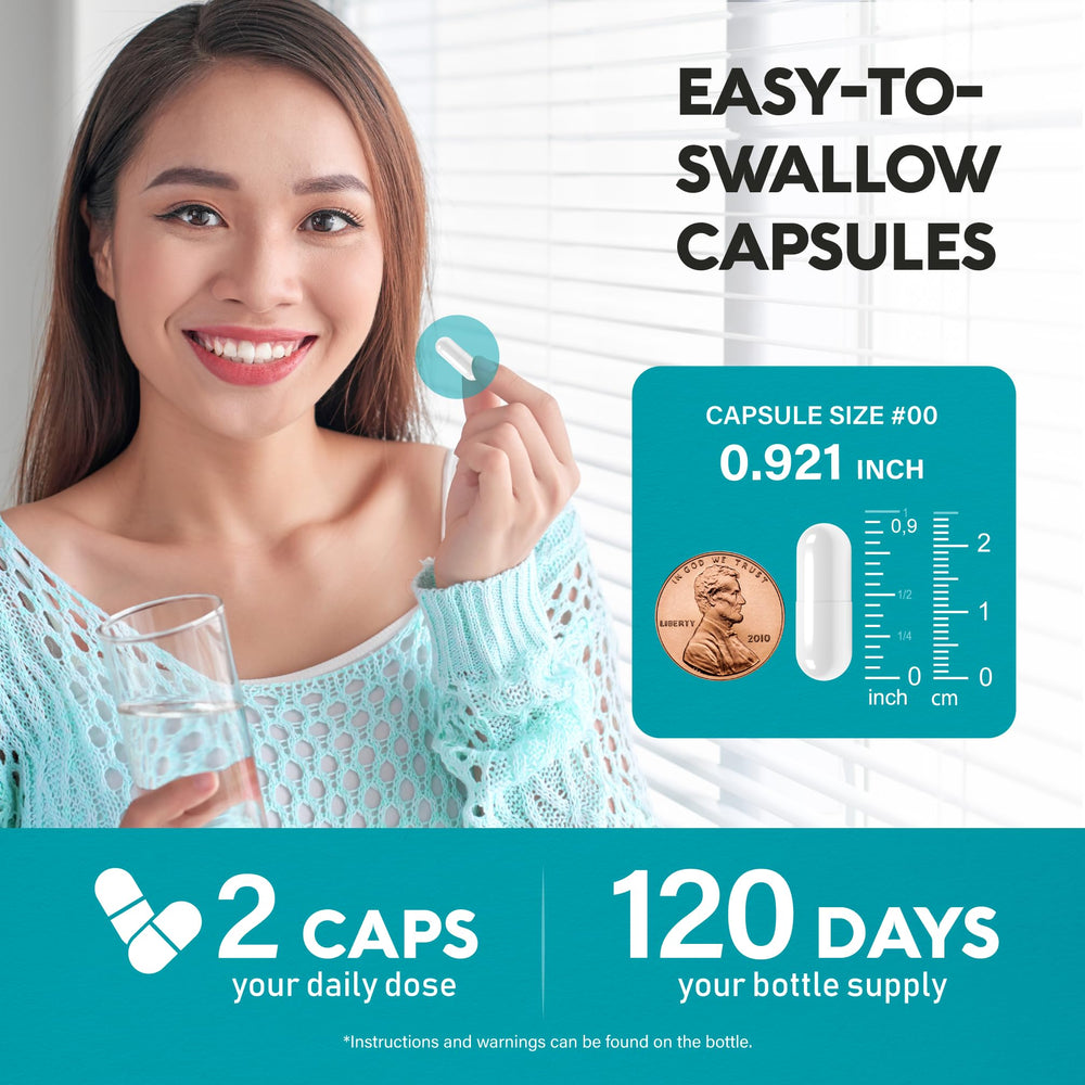 Vegan, gluten-free, non-GMO NAC supplement in USA-made bottle