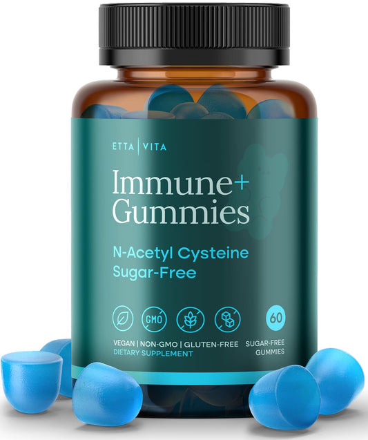 Sugar-free NAC Gummies bottle with label