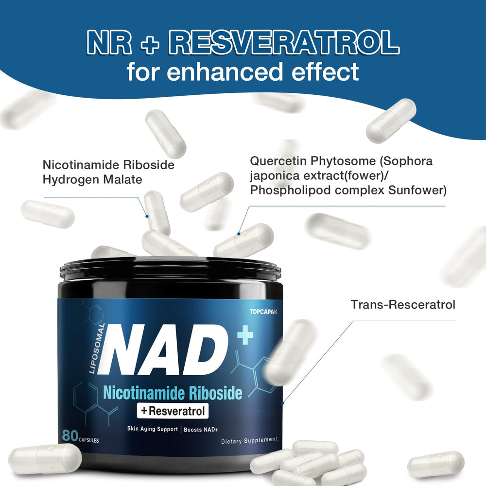 Six-pack view of NAD+ supplement packaging (image 6)