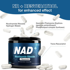Six-pack view of NAD+ supplement packaging (image 6)