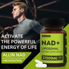 Brain health concept with NAD+ booster
