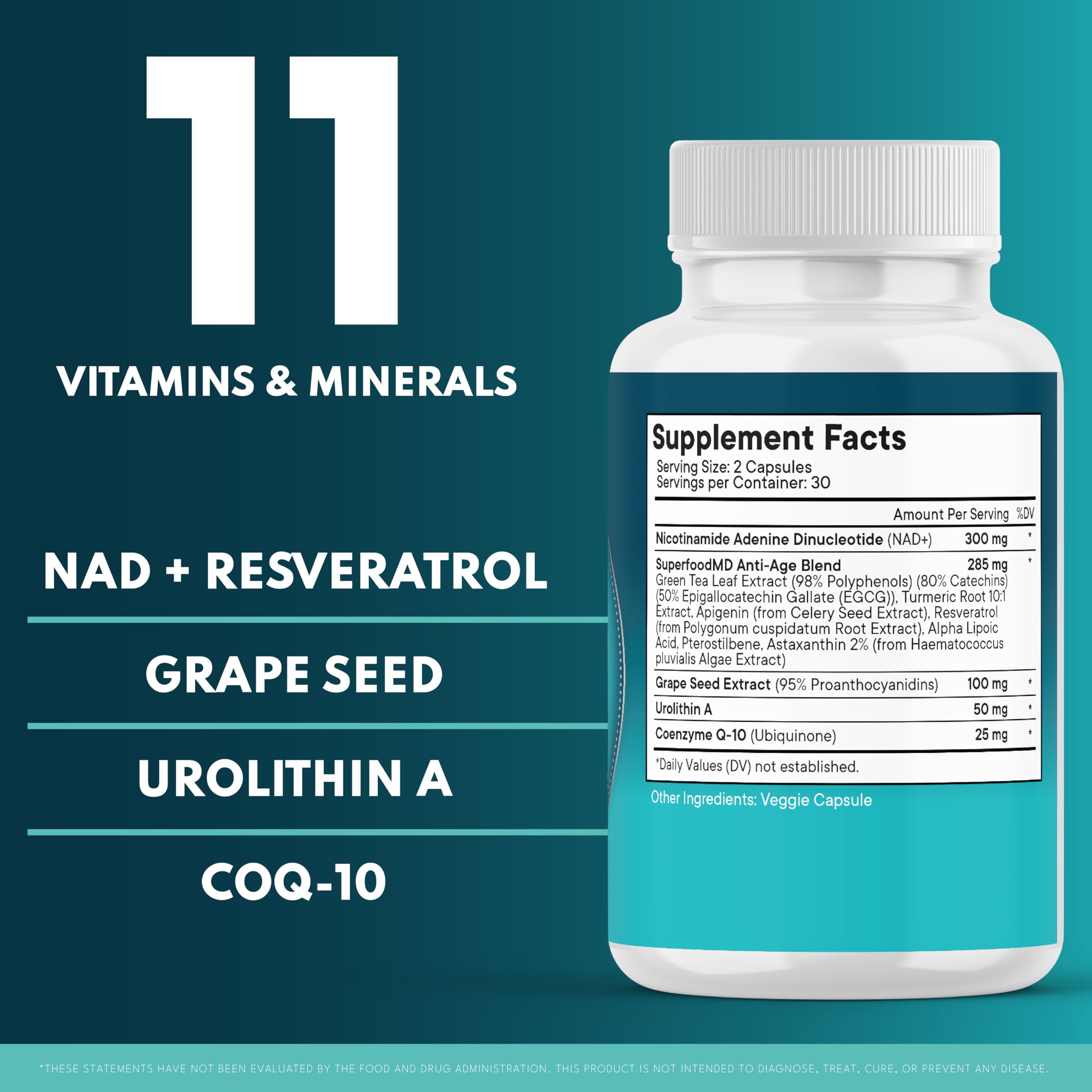 All-in-one antioxidant formula illustration