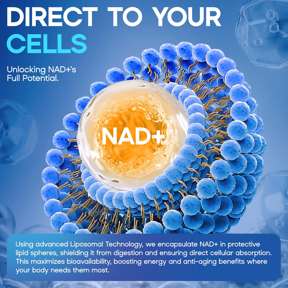 60ml bottle of Liposomal NAD+ Drops