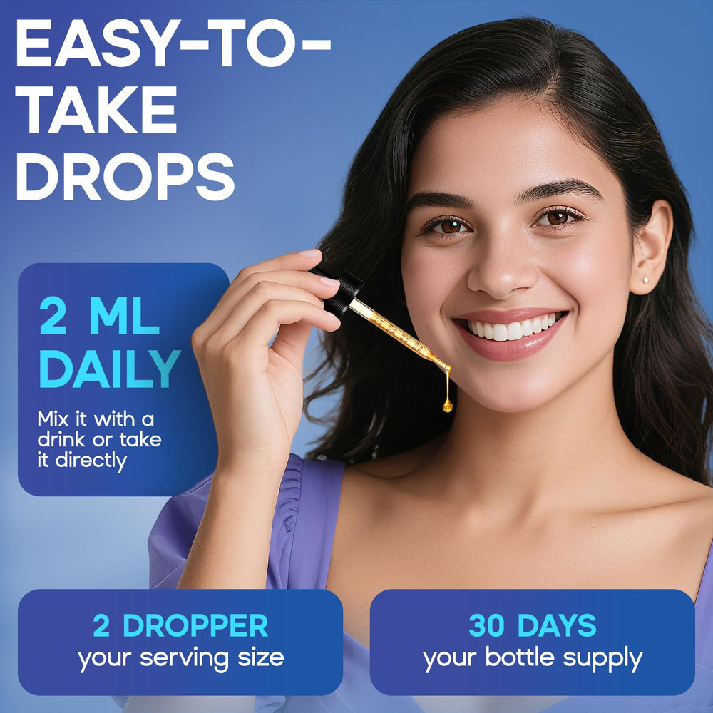 Gluten-free, dairy-free and soy-free NAD+ drops label