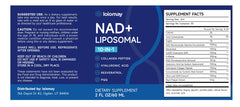 Lifestyle image showing NAD+ drops for energy and focus