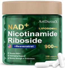 Nicotinamide riboside liposomal capsule close-up