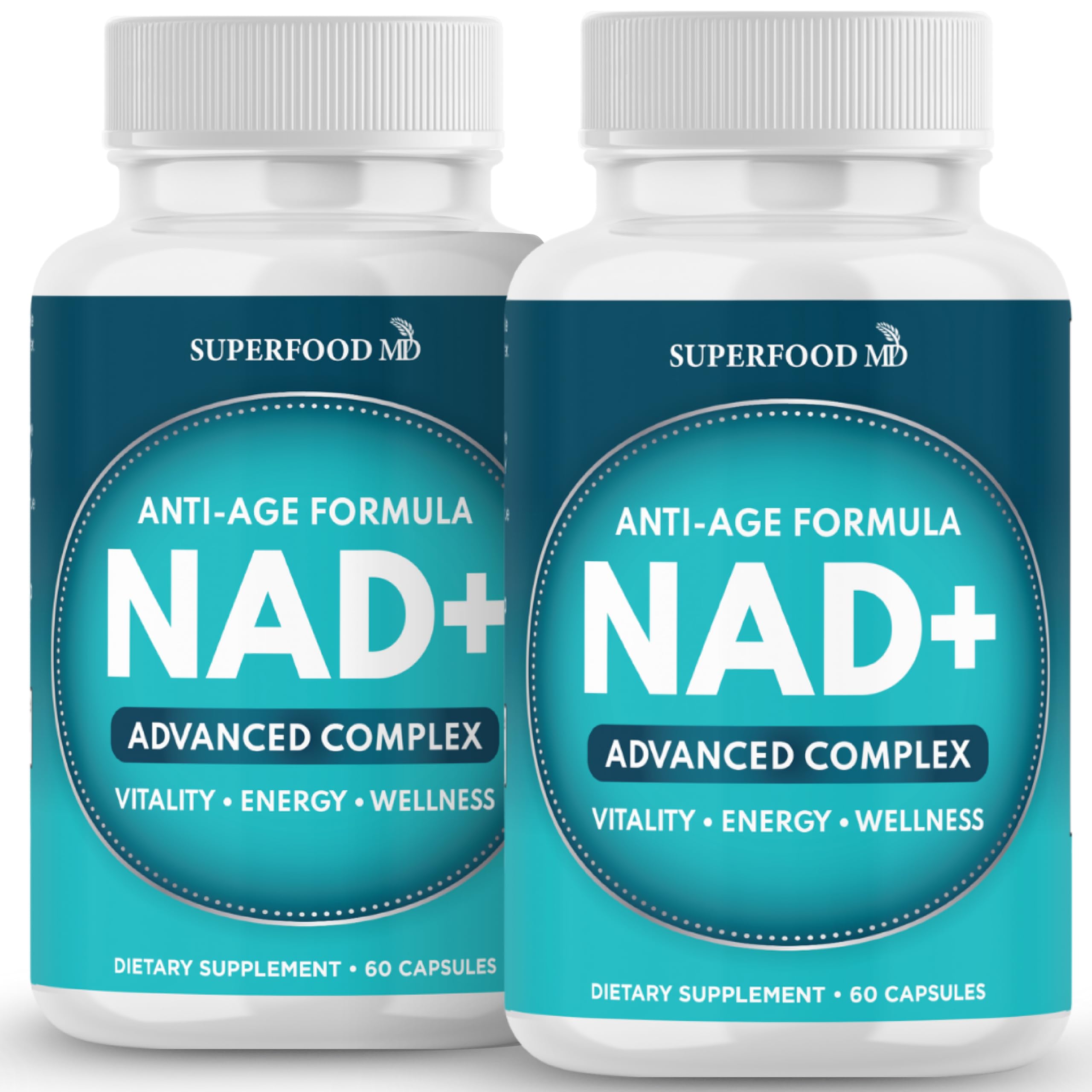 NAD+ plus liposomal supplement with resveratrol and astaxanthin, 120 count