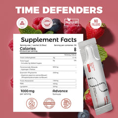 30-stick packaging of NAD+ liquid supplement