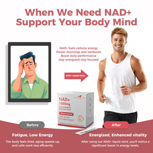 NR, Resveratrol, and PQQ ingredients in NAD+ formula