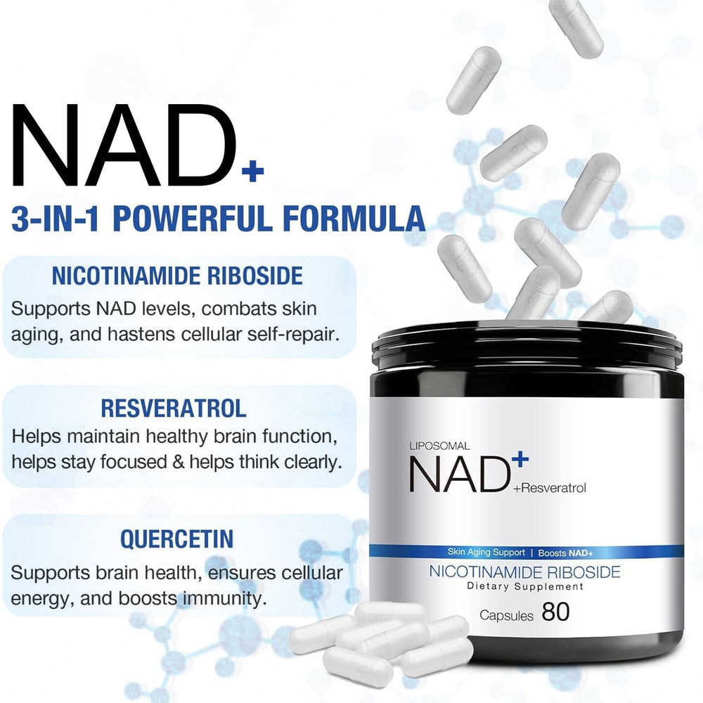 NAD+ NR with Resveratrol illustration for energy