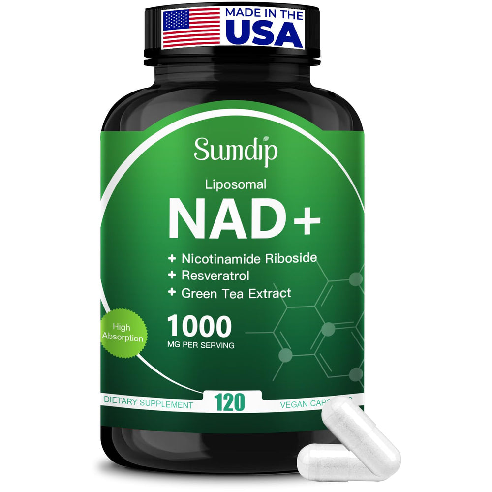 NAD Supplement 1000mg Pure bottle front view