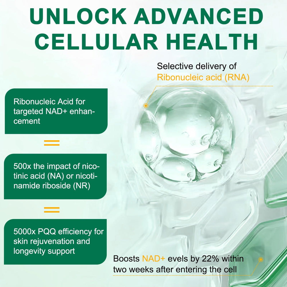 Close-up of NAD supplement packaging and label