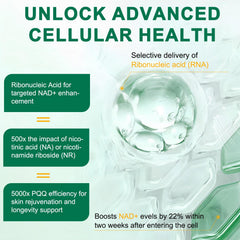 Close-up of NAD supplement packaging and label