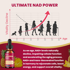 Product packaging and branding for liposomal NAD supplement