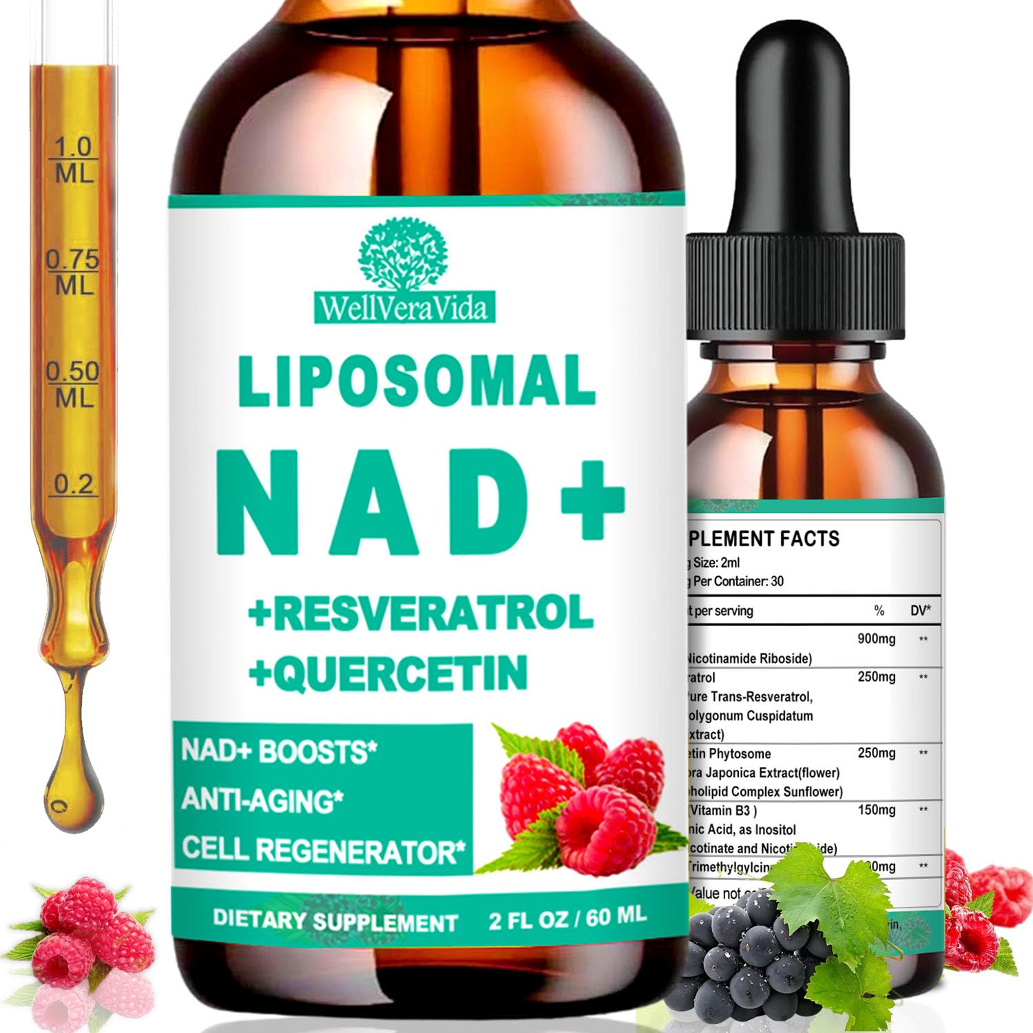 Hero image: NAD supplement bottle for both women and men